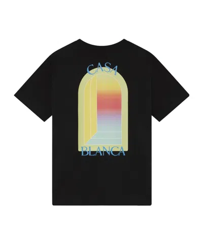 Casablanca Short-sleeved T-shirt In Black