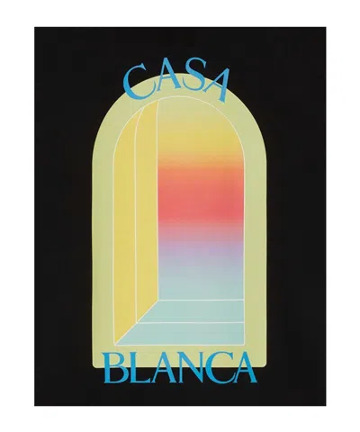 Casablanca Short-sleeved T-shirt In Black