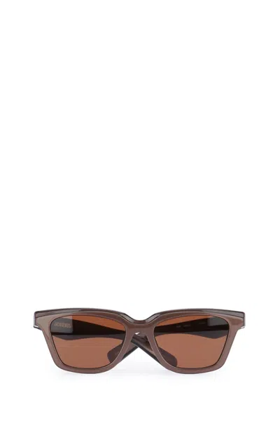 Jacquemus X Linda Farrow Carre Sunglasses In Brown