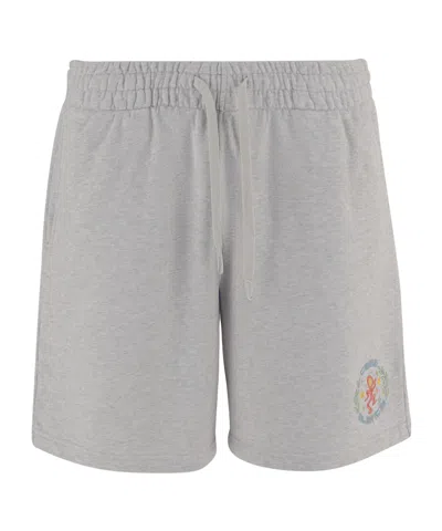 Casablanca Elastic Waist Shorts In Green