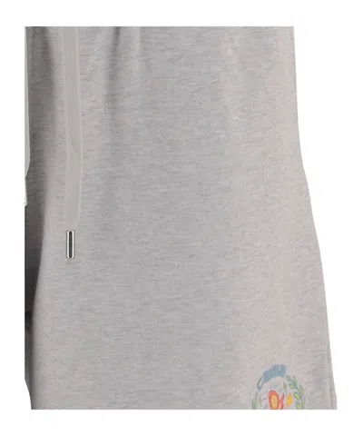 Casablanca Elastic Waist Shorts In Green