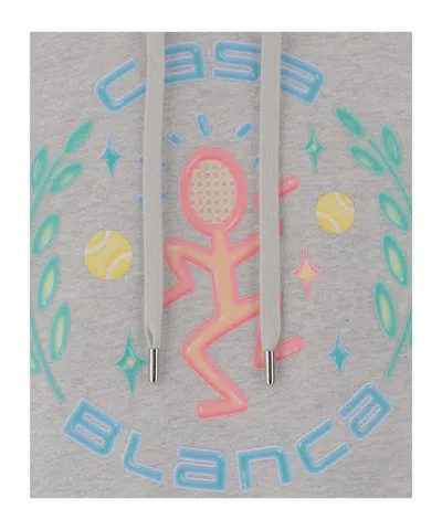 Casablanca Hooded Sweatshirt In Gray