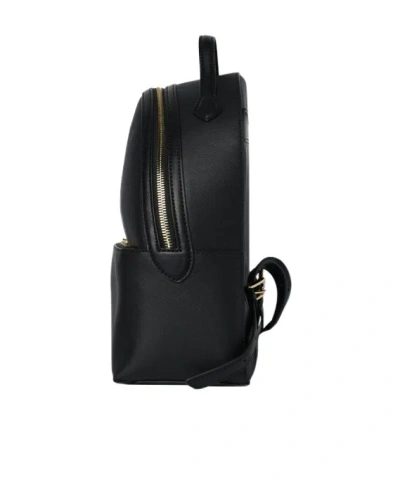 Michael Kors Logo Backpack In Black