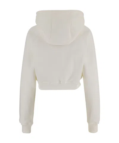 Casablanca Hooded Sweatshirt In White
