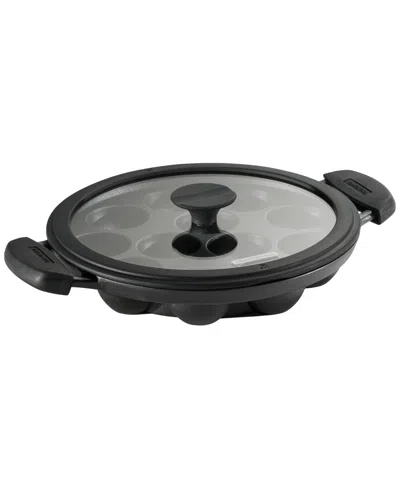 Tramontina Utsava Pre-seasoned Cast Iron Paniyarakkal With Lid In Black