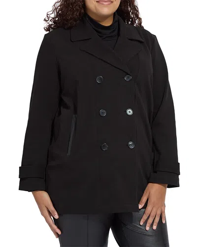 Lyssé Plus Alma Cavalry Peacoat In Black