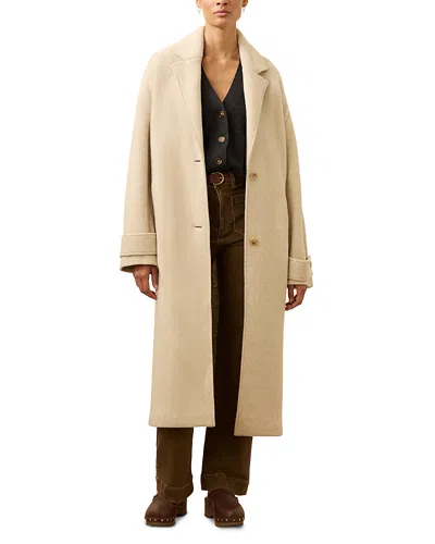 Faherty Atlantic Knit Coat In Brown