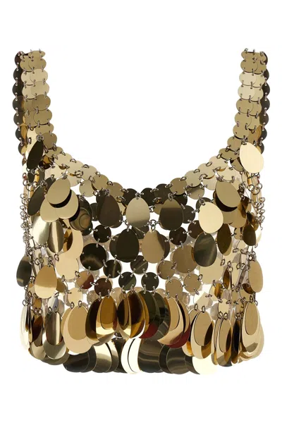 Rabanne Haut Tops Gold In Gold