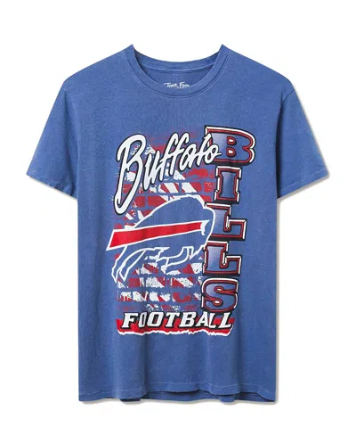 Junk Food Clothing Women's Nfl Buffalo Bills Brick Vintage Tee In Blue
