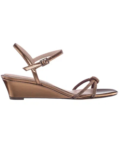 Nina Women's Valeria Dress Wedges In Brown