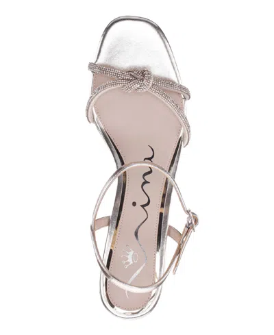 Nina Women's Valeria Dress Wedges In Silver