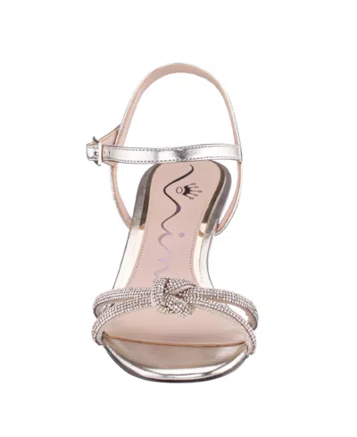 Nina Women's Valeria Dress Wedges In Silver