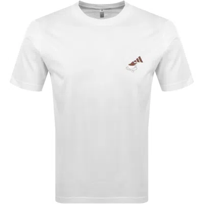 Adidas Sportswear Cheesecake T Shirt White In White