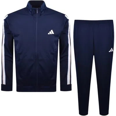 Adidas Sportswear Tracksuit Dark Blue In Blue