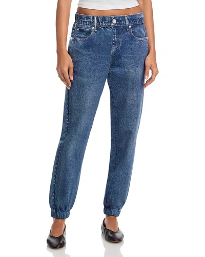 Rag & Bone Miramar Fleece Pull On Pants In Blue