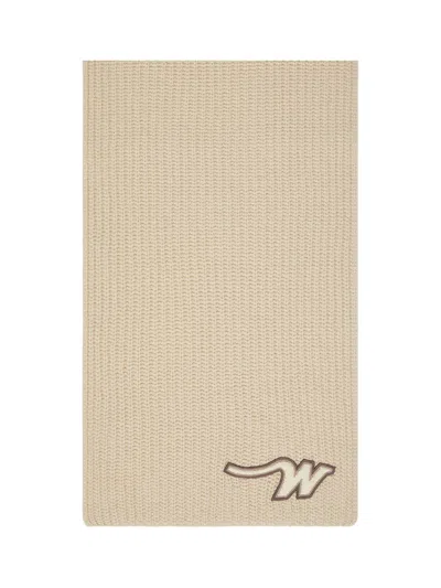 Weekend Max Mara Weekend Maxmara Bardies Wool Scarf Ivory