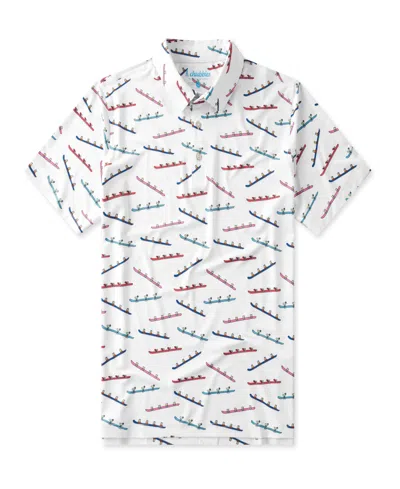 Chubbies Men's The Blue Bird Shot Ski Day Performance Polo Shirt In Multi