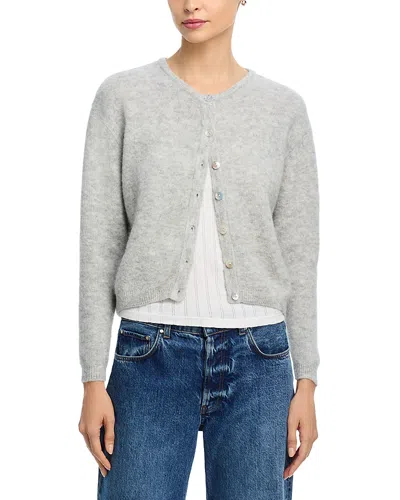 American Vintage Vitow Crewneck Cardigan In Brown