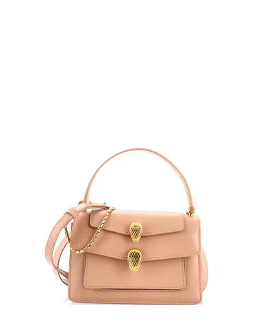 Pre-owned Pre-owned Bvlgari  Bvlgari Small Alexander Wang Convertible Belt Bag Leather In Neutral