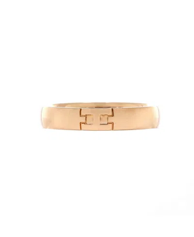 Pre-owned Pre-owned Hermes  Hermes Ever Herakles Wedding Band Ring 18k Rose Gold