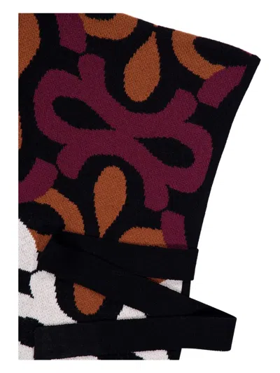 La Doublej La Double J Maiolika Patterned Wool Robe In Multi