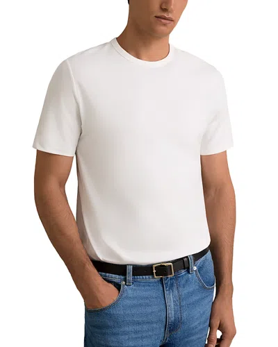 Reiss Joe Stretch Cotton T-shirt In White