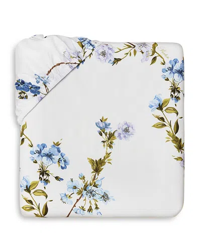 Pratesi Fresia Fitted Sheet, California King In Blue