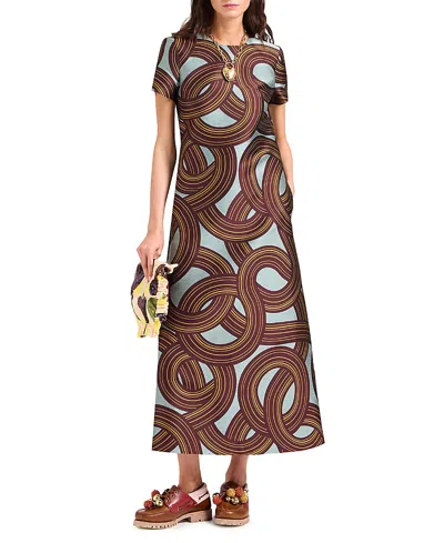 La Doublej Swing Dress In Multi