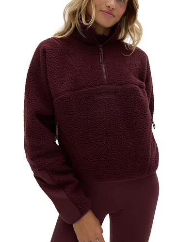 Halfdays Pieper Fleece Sweatshirt In Brown