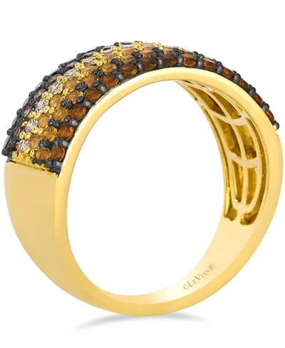 Le Vian Citrine Ombre (0.55 Ct. T.w.) And Chocolate Diamond (0.63 Ct. T.w.) Ring In 14k Honey Gold In Gold