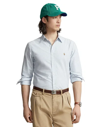 Polo Ralph Lauren Classic Fit Long Sleeve Cotton Oxford Button Down Shirt In Multi