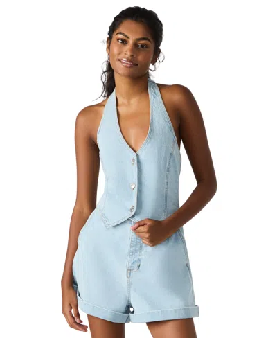 Steve Madden Women's Amity Sleeveless Jumpsuit In Blue