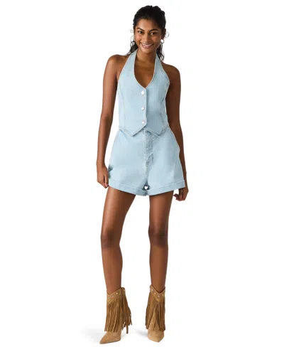 Steve Madden Women's Amity Sleeveless Jumpsuit In Blue