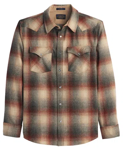 Pendleton Men's Canyon Spread Collar Shirt In Brown