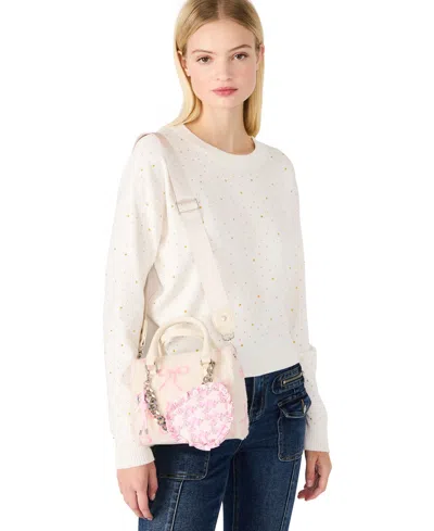 Madden Girl Heart Pom Pom And Cherry Bag Charms