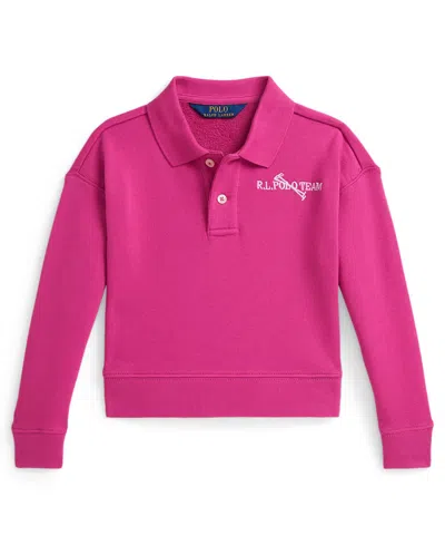 Polo Ralph Lauren Ralph Lauren Polo Team Terry Polo Sweatshirt In Pink