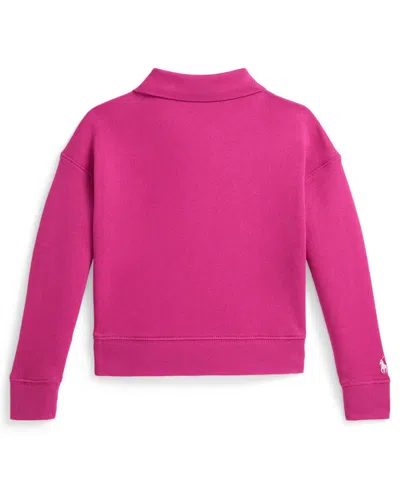 Polo Ralph Lauren Ralph Lauren Polo Team Terry Polo Sweatshirt In Pink