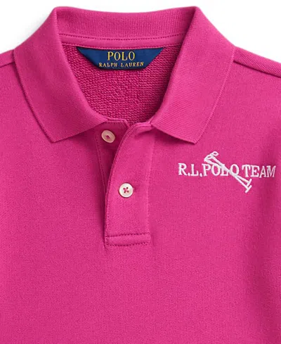 Polo Ralph Lauren Ralph Lauren Polo Team Terry Polo Sweatshirt In Pink