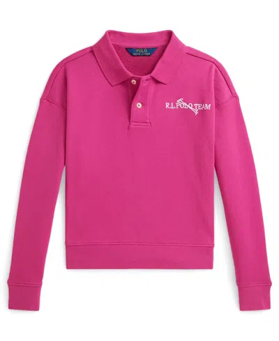 Polo Ralph Lauren Ralph Lauren Polo Team Terry Polo Sweatshirt In Pink