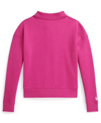 Polo Ralph Lauren Ralph Lauren Polo Team Terry Polo Sweatshirt In Pink