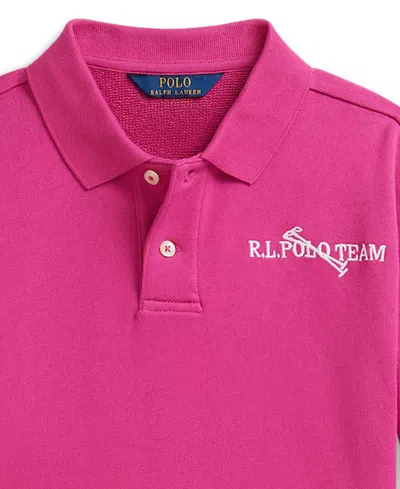 Polo Ralph Lauren Ralph Lauren Polo Team Terry Polo Sweatshirt In Pink