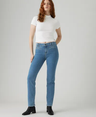Levi's 314 Shaping Tailored Straight Jeans In Blue