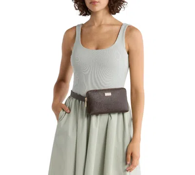 Kate Spade Women's Zip Embossed Logo Belt Bag In Brown