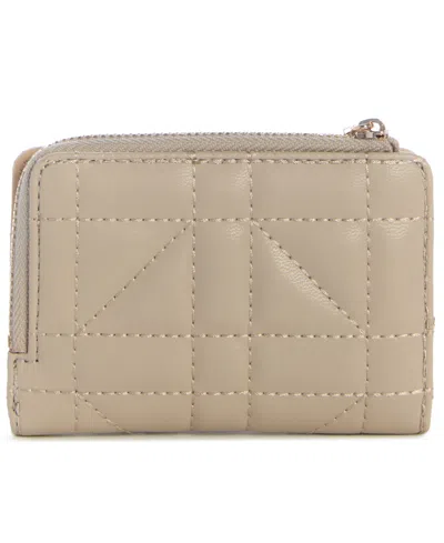 Guess Edita Slg Zip Around Card Case In Brown