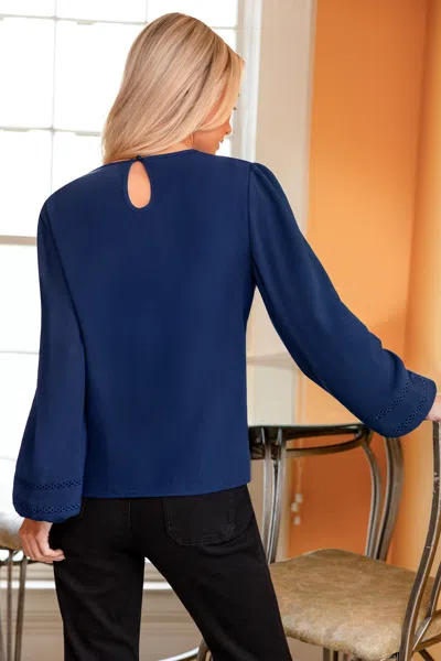 Cupshe First Ave Blue Top In Blue