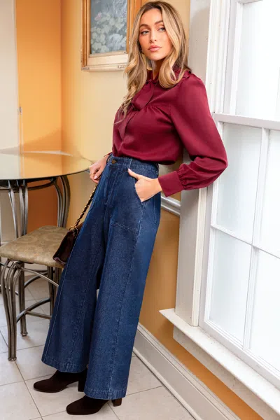 Cupshe On The Grind Blue Jeans In Multi