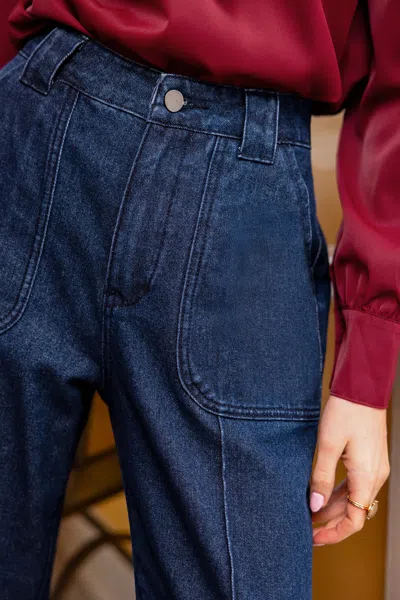 Cupshe On The Grind Blue Jeans In Multi