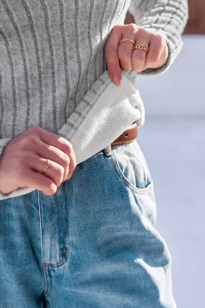 Cupshe Friday Night Grey Top In Animal Print