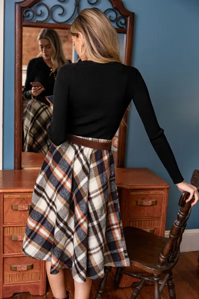 Cupshe Starry Eyed Black Knit Top In Animal Print