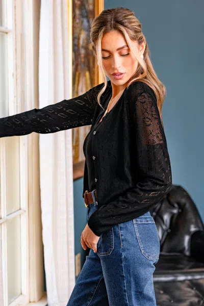 Cupshe Dulce Black Cardigan In Animal Print